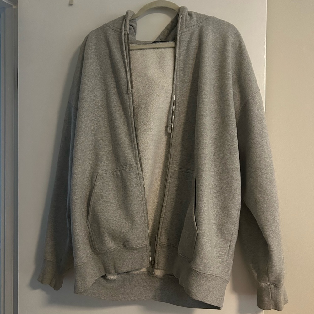 Brandy Melville Christy Zip-Up Hoodie